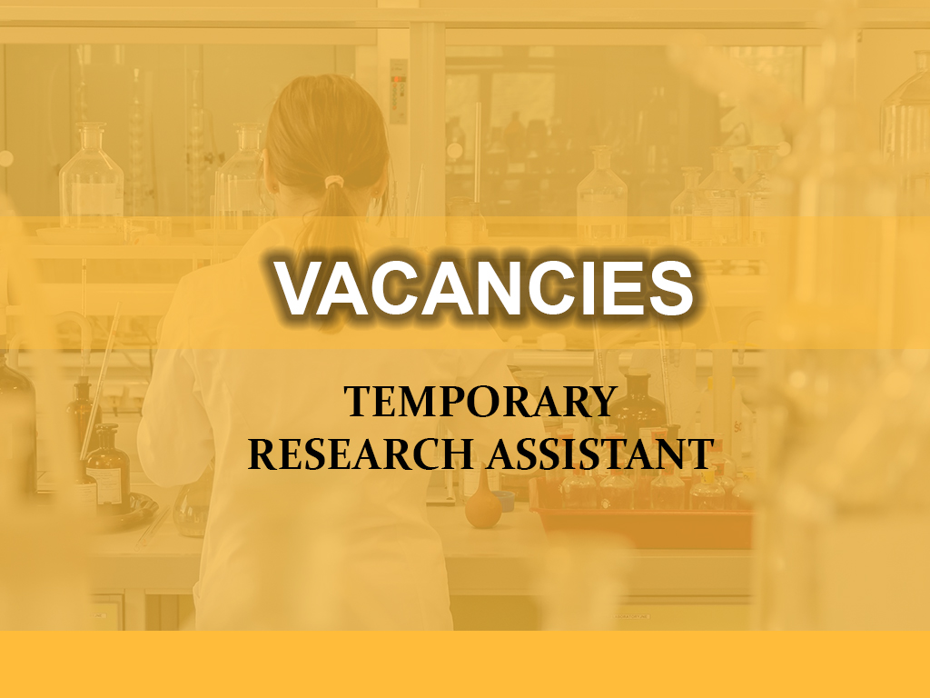 The Centre for Quality Assurance of the University of Sri Jayewardenepura, invites applications from prospective candidates for the Post of Temporary Research Assistant (Full Time)